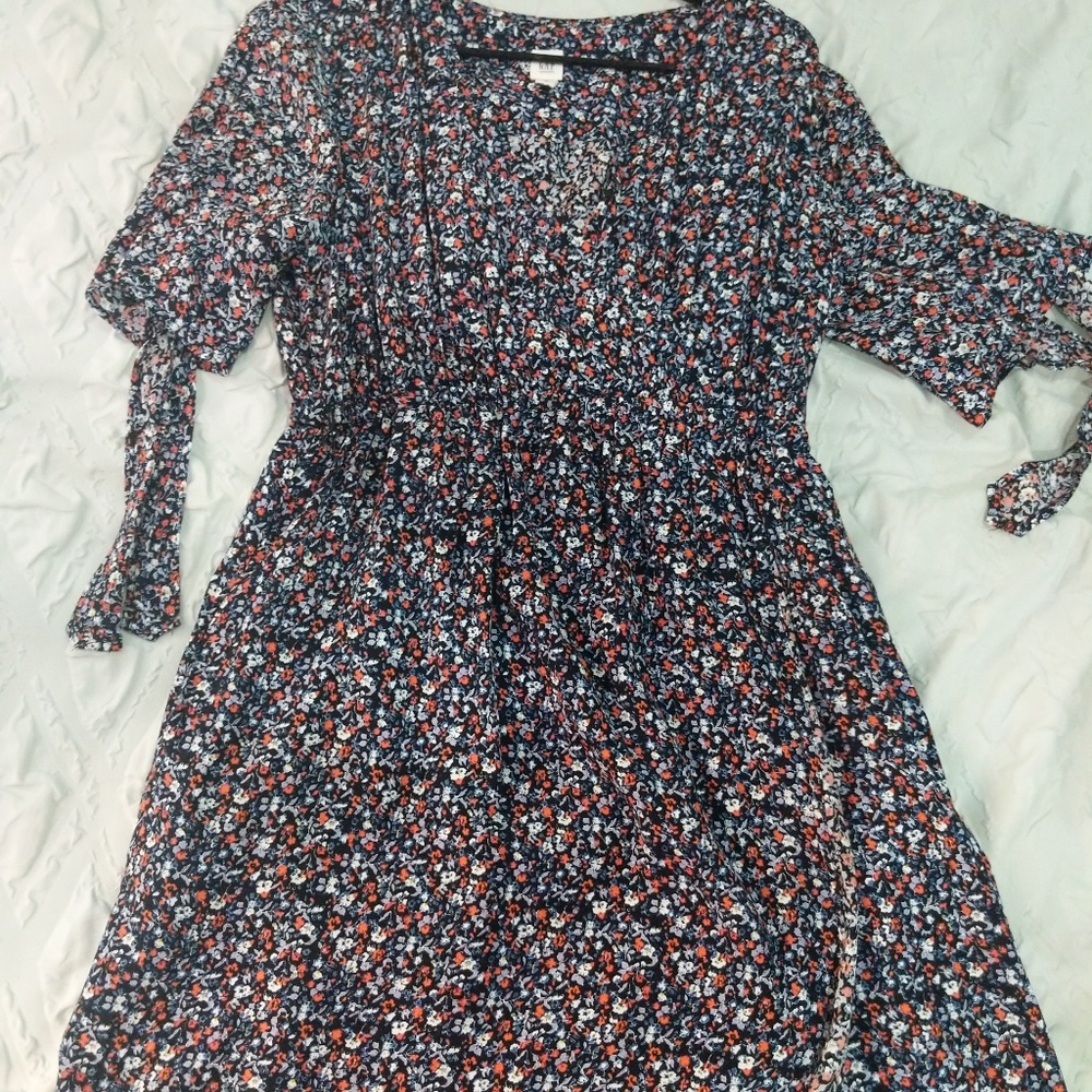 Floral Wrap Dress